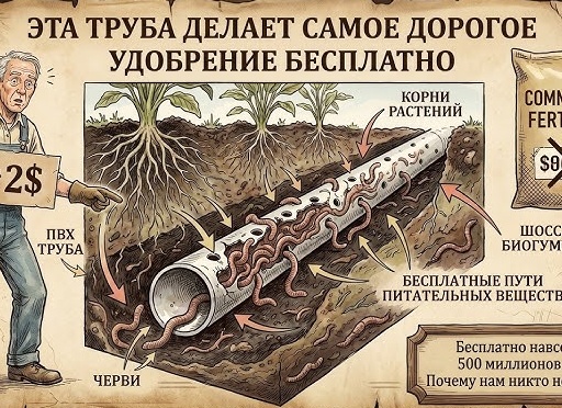 Бесплатное удобрение от самой природы